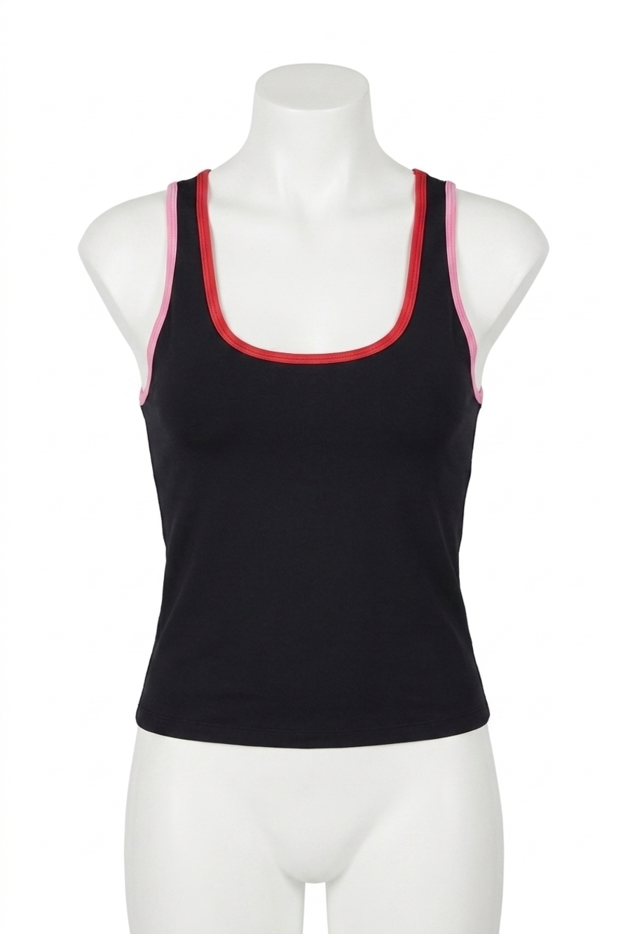 NEW BEACH RIOT ash racerback top in royal noir matte